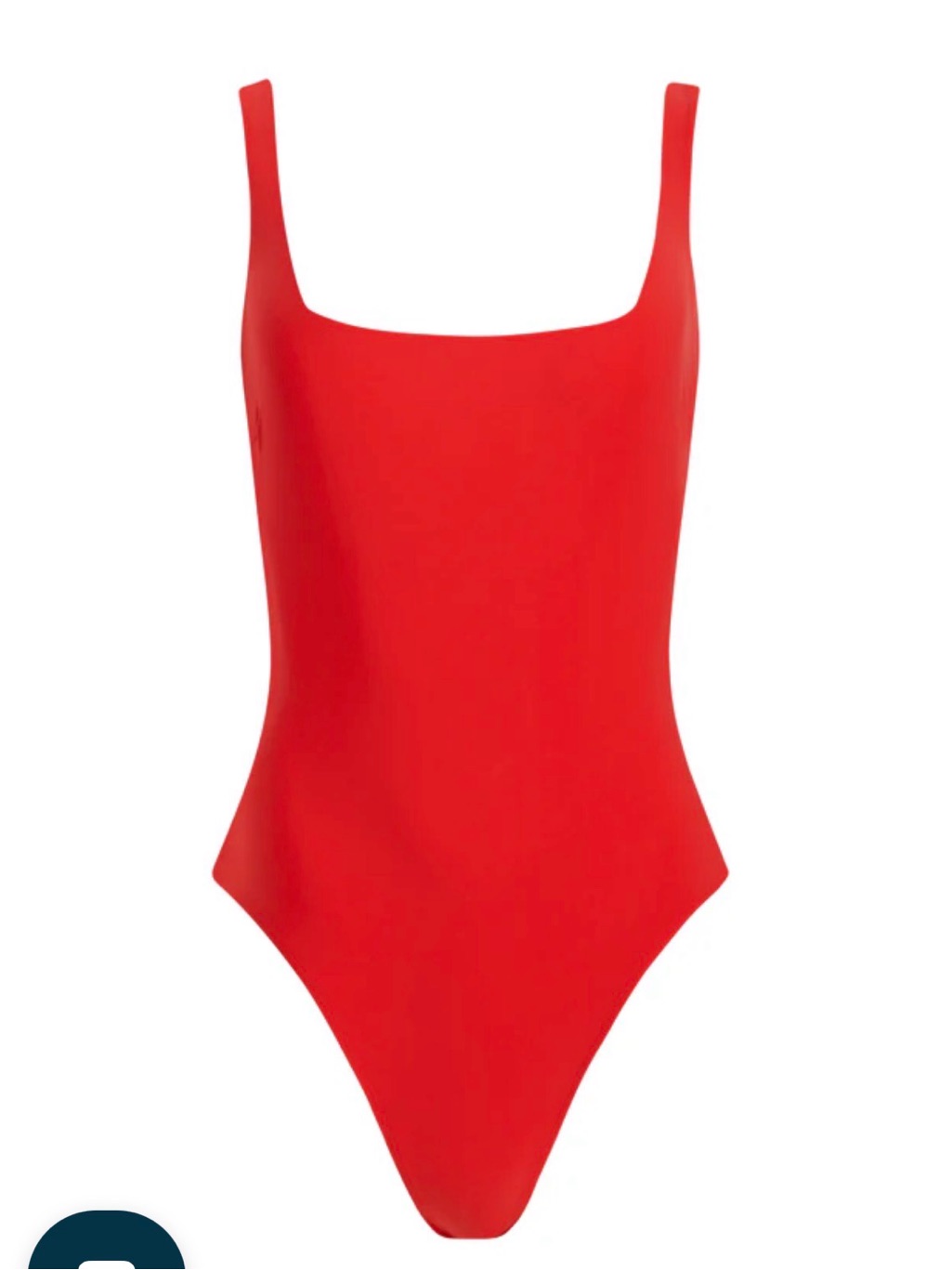 Stylest Dreamsculpt Busty Red Square Neck One-Piece Swimsuit